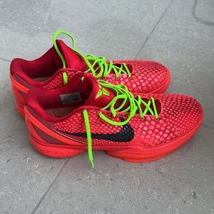 Nike Kobe 6 Protro Reverse Grinch Crimson Black Green Bryant